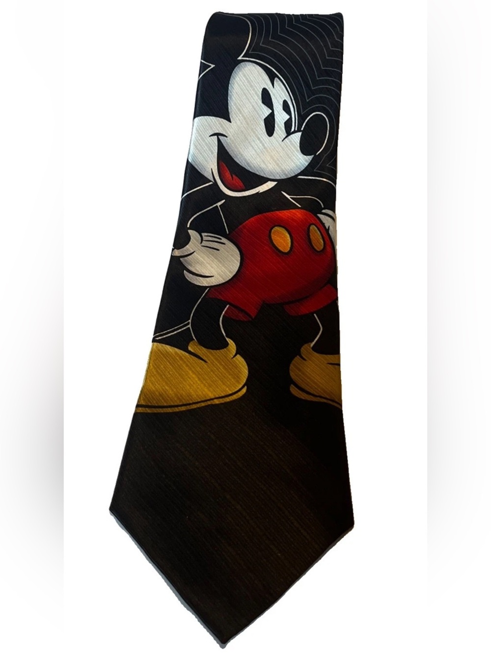 Disney Mickey Unlimited Mickey Mouse Men's Neck Tie Vintage Silk